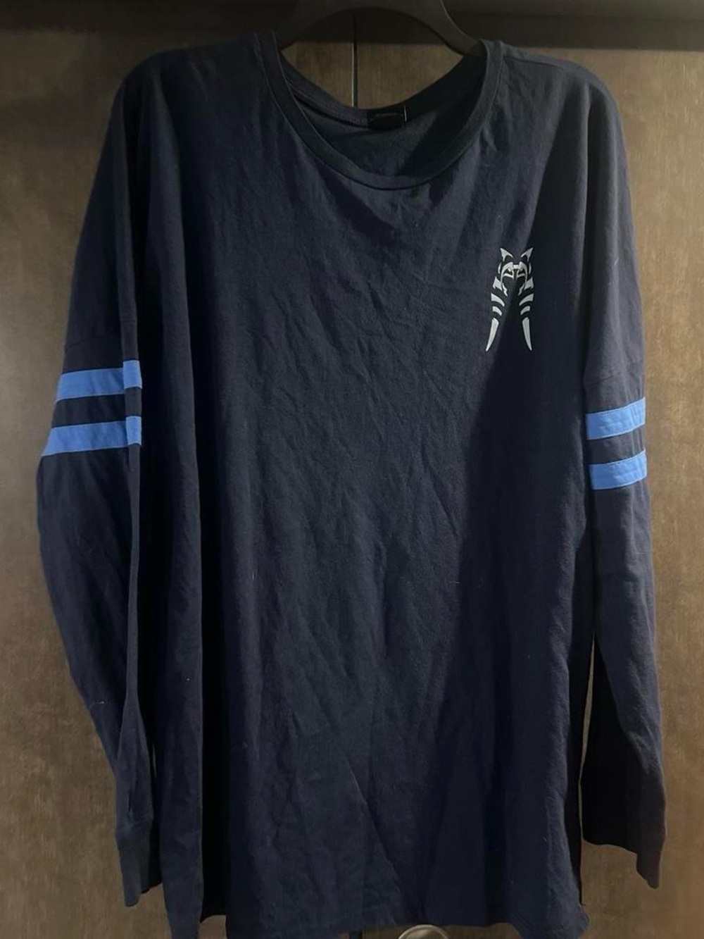 Her Universe Navy Long-Sleeve Tee with Light Blue Stripes (Limited Edition)